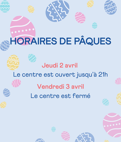 horaires Pâques matran centre